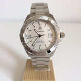 Tag Heuer Aquaracer Automatic White Dial Silver Steel Strap Watch for Men - WAY2111.BA0928 Authentic Buy Shop Now