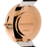 Calvin Klein Full Moon White Dial White Leather Strap Watch for Women - K8Y236L6 Authentic Buy Shop Now