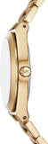 Michael Kors Lennox Three-Hand Gold Dial Gold Steel Strap Watch for Women - MK7500 Authentic Buy Shop Now