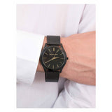 Michael Kors Slim Runway Black Dial Black Mesh Strap Watch for Women - MK8607 Authentic Buy Shop Now