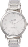 Coach Delancey White Dial Silver Steel Strap Watch for Women - 14502495 Authentic Buy Shop Now