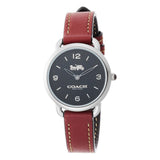 Coach Delancey Black Dial Brown Leather Strap Watch for Women - 14502792 Authentic Buy Shop Now