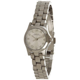 Marc Jacobs Henry Dinky Silver Dial Silver Steel Strap Watch for Women - MBM3198 Authentic Buy Shop Now