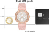 Michael Kors Sidney Multifunction White Dial Pink Silicone Strap Watch For Women - MK7222 Authentic Buy Shop Now