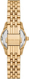 Michael Kors Lexington Three-Hand Blue Dial Gold Steel Strap Watch for Women - MK4802 Authentic Buy Shop Now