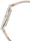 Calvin Klein Rise White Beige Dial Beige Leather Strap Watch for Women - K7A231XH Authentic Buy Shop Now