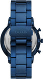 Fossil Neutra Chronograph Blue Dial Blue Steel Strap Watch for Men - FS5826 Authentic Buy Shop Now