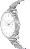 Fossil Tailor White Dial Silver Steel Strap Watch for Women - ES4262 Authentic Buy Shop Now
