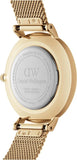 Daniel Wellington Petite Evergold Black Dial Gold Mesh Strap Watch For Women - DW00100345 Authentic Buy Shop Now