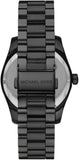 Michael Kors Lexington Lux Black Dial Black Steel Strap Watch For Women - MK7442 Authentic Buy Shop Now
