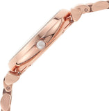 Emporio Armani Gianni T-Bar Quartz White Dial Rose Gold Steel Strap Watch For Women - AR11267 Authentic Buy Shop Now