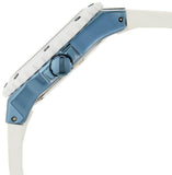 Guess Luna Diamonds White Dial White Rubber Strap Watch for Women - W0653L2 Authentic Buy Shop Now