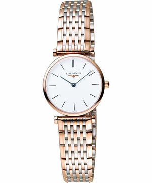 Longines La Grande Classique De Longines White Dial Two Tone Steel Strap Watch for Women - L4.209.1.92.7 Authentic Buy Shop Now