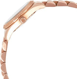 Michael Kors Lexington Quartz Blue Dial Rose Gold Steel Strap Watch For Women - MK3272 Authentic Buy Shop Now