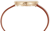 Swarovski Crystalline Pure White Dial Brown Leather Strap Watch for Women - 5275040 Authentic Buy Shop Now