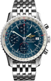 Breitling Navitimer Heritage Special Edition Blue Dial Silver Steel Strap Mens Watch - A1332412/C942 Authentic Buy Shop Now