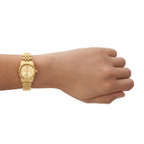 Michael Kors Lexington Analog Gold Dial Gold Steel Strap Watch for Women - MK4741 Authentic Buy Shop Now
