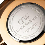 Daniel Wellington Classic Sheffield Black Dial Black Leather Strap Watch For Men - DW00100127 Authentic Buy Shop Now