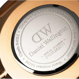Daniel Wellington Classic Sheffield White Dial Black Leather Strap Watch for Women - DW00100036 Authentic Buy Shop Now