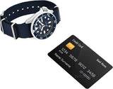 Seiko 5 Sports Automatic SKX Blue Dial Blue NATO Strap Watch For Men - SRPD51K2 Authentic Buy Shop Now