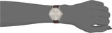 Emporio Armani Dress Quartz Silver Dial Brown Leather Strap Watch For Women - AR11063 Authentic Buy Shop Now