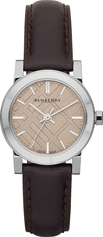 Burberry The City Beige Dial Brown Leather Strap Watch for Women - BU9208 Authentic Buy Shop Now