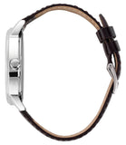 Guess Delancy Quartz White Dial Brown Leather Strap Watch For Men - W0870G1 Authentic Buy Shop Now