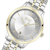 Hugo Boss Classic Silver Dial Two Tone Steel Strap Watch for Men - 1513687 Authentic Buy Shop Now