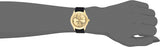 Guess G Twist Gold Dial Black Leather Strap Watch for Women - W0911L3 Authentic Buy Shop Now