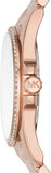 Michael Kors Whitney Quartz White Dial Rose Gold Steel Strap Watch For Women - MK6694 Authentic Buy Shop Now
