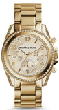 Michael Kors Runway Gold Dial Gold Steel Strap Watch for Women - MK5166 Authentic Buy Shop Now