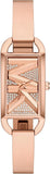 Michael Kors Empire Pavé Analog Rose Gold Dial Rose Gold Steel Strap Watch for Women - MK4858 Authentic Buy Shop Now