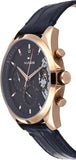 Tommy Hilfiger Baker Chronograph Quartz Blue Dial Blue Leather Strap Watch For Men - 1710451 Authentic Buy Shop Now