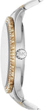 Michael Kors Layton Quartz Silver Dial Two Tone Steel Strap Watch For Women - MK6899 Authentic Buy Shop Now