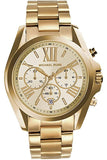 Michael Kors Bradshaw Gold Dial Gold Steel Strap Watch for Women - MK5798 Authentic Buy Shop Now