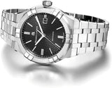 Maurice Lacroix Aikon Automatic Black Dial Silver Steel Strap Watch For Men - AI6008-SS002-330-1 Authentic Buy Shop Now