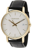 Calvin Klein City Silver Dial Black Leather Strap Watch for Men - K2G21520 Authentic Buy Shop Now