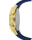 Guess Catalina Blue Gold Tone Blue Silicone Strap Watch For Women - W0562L2 Authentic Buy Shop Now