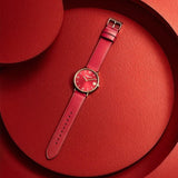 Coach Perry Red Dial Red Leather Strap Watch for Women - 14503867 Authentic Buy Shop Now