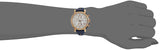Fossil Original Boyfriend Chronograph White Dial Navy Blue Leather Strap Watch for Women - ES3838 Authentic Buy Shop Now