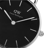 Daniel Wellington Classic Petite St Mawes Black Dial Brown Leather Strap Watch For Women - DW00100237 Authentic Buy Shop Now