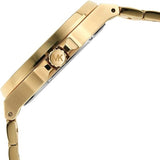 Michael Kors Lennox Three-Hand Quartz Gold Dial Gold Steel Strap Watch For Men - MK8939 Authentic Buy Shop Now