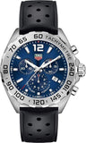 Tag Heuer Formula 1 Chronograph Blue Dial Black Rubber Strap Watch for Men - CAZ101K.FT8024 Authentic Buy Shop Now
