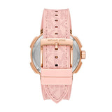 Michael Kors Sidney Multifunction White Dial Pink Silicone Strap Watch For Women - MK7222 Authentic Buy Shop Now