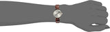 Emporio Armani Gianni T Bar Beige Dial Brown Leather Strap Watch For Women - AR1883 Authentic Buy Shop Now