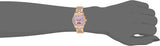 Michael Kors Runway Chronograph Purple Dial Rose Gold Steel Strap Watch For Women - MK6163 Authentic Buy Shop Now