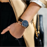 Daniel Wellington Classic Petite Cornwall Black Dial Black NATO Strap Watch For Women - DW00100215 Authentic Buy Shop Now