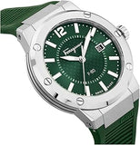 Salvatore Ferragamo F-80 Classic Green Dial Green Rubber Strap Watch for Men - SFHY02722 Authentic Buy Shop Now