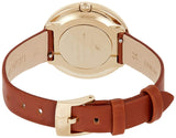 Swarovski Crystalline Pure White Dial Brown Leather Strap Watch for Women - 5275040 Authentic Buy Shop Now