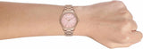 Michael Kors Layton Three Hand Pink Dial Rose Gold Steel Strap Watch For Women - MK6848 Authentic Buy Shop Now